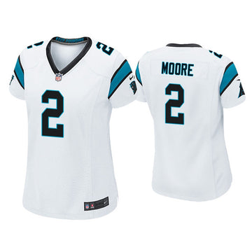 D.J Moore Carolina Panthers white Vapor jersey