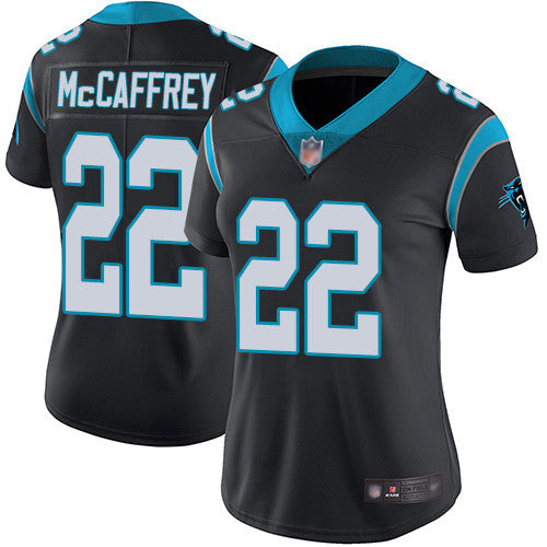 Christian McCaffrey Carolina Panthers black Vapor jersey