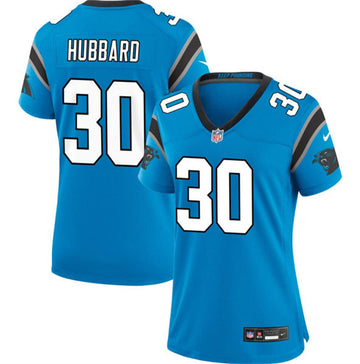 Chuba Hubbard Carolina Panthers blue jersey