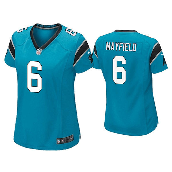 Baker Mayfield Carolina Panthers blue Game jersey