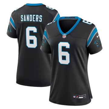 Miles Sanders Carolina Panthers black Game jersey