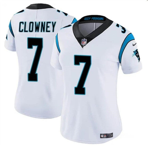 Jadeveon Clowney Carolina Panthers white jersey