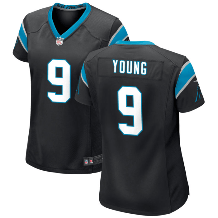 Bryce Young Carolina Panthers black Game jersey