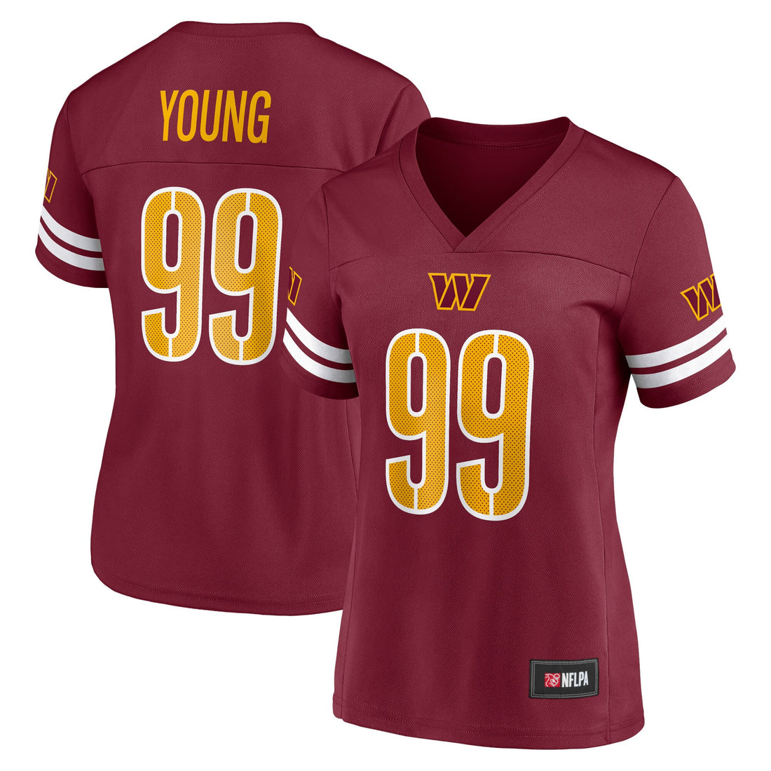Chase Young Washington Commanders burgundy Game jersey