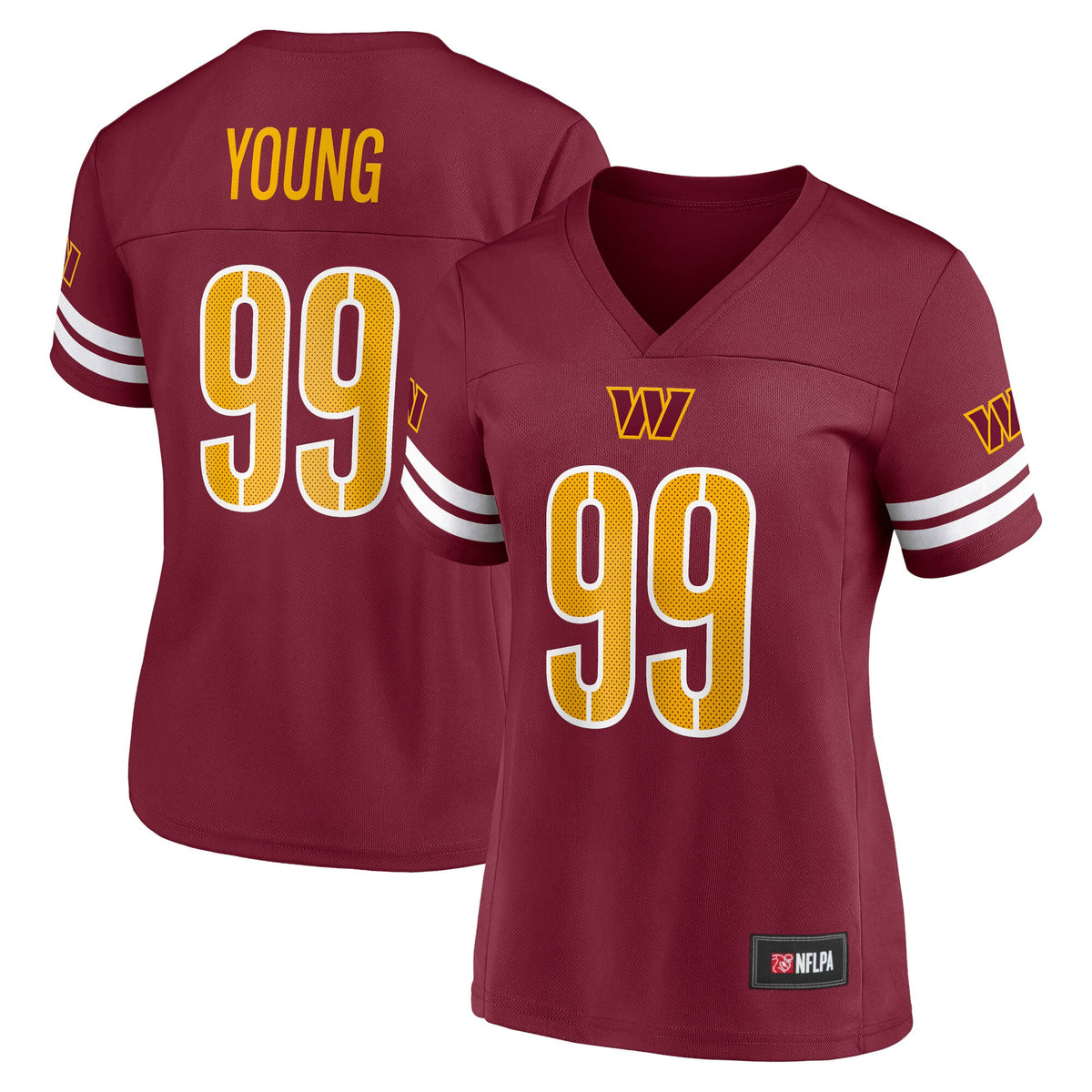 Chase Young Washington Commanders burgundy Game jersey