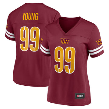 Chase Young Washington Commanders burgundy Game jersey