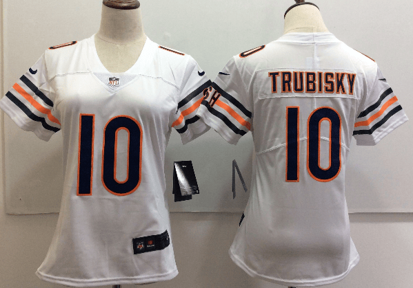 Mitchell Trubisky Chicago Bears white Untouchable jersey