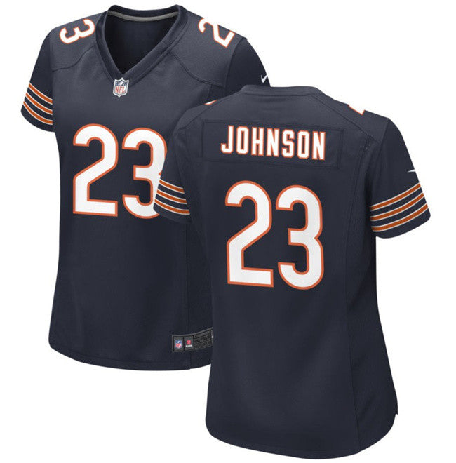 Roschon Johnson Chicago Bears navy Game jersey