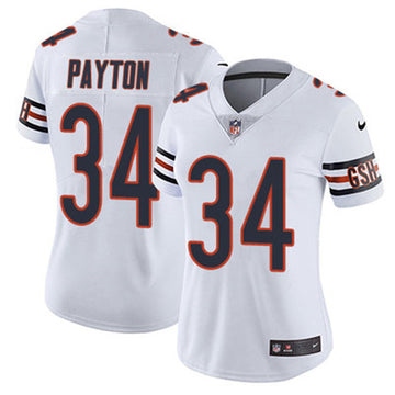 Walter Payton Chicago Bears white Vapor jersey