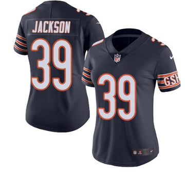Eddie Jackson Chicago Bears navy Vapor jersey