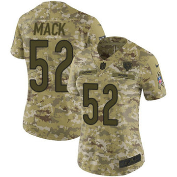 Khalil Mack Chicago Bears camo Salute To Service jersey