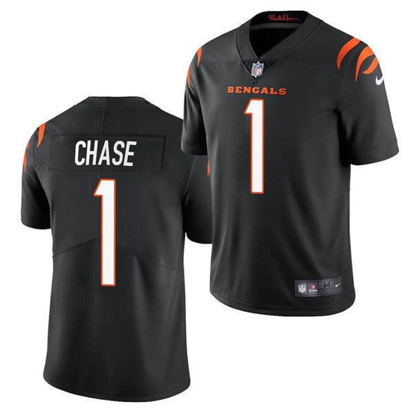 Ja'Marr Chase Cincinnati Bengals black Vapor jersey