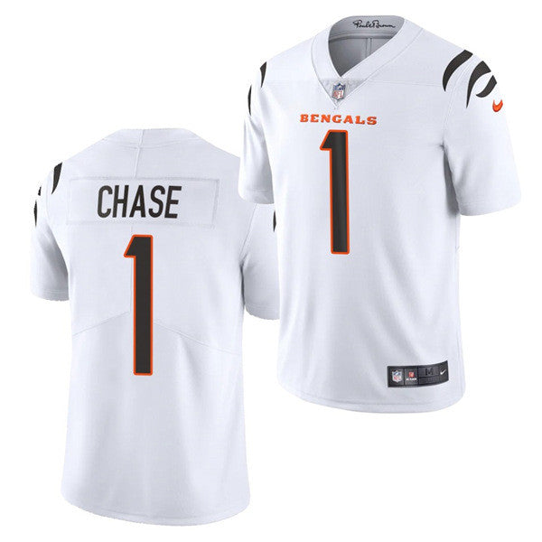 Ja'Marr Chase Cincinnati Bengals white Vapor jersey