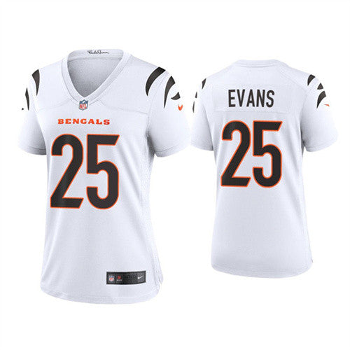 Chris Evans Cincinnati Bengals white Vapor jersey