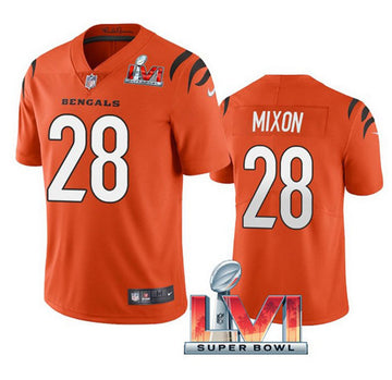 Joe Mixon Cincinnati Bengals orange Vapor jersey