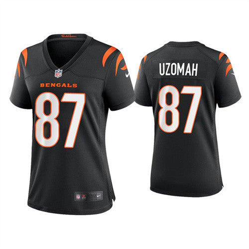 C.J. Uzomah Cincinnati Bengals black Vapor jersey