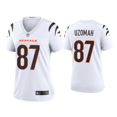C.J. Uzomah Cincinnati Bengals white Vapor jersey