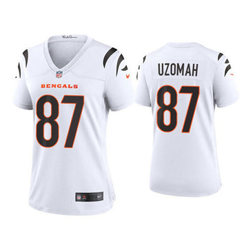 C.J. Uzomah Cincinnati Bengals white Vapor jersey