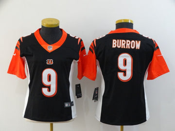 Joe Burrow Cincinnati Bengals black Vapor jersey