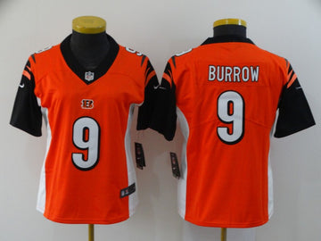 Joe Burrow Cincinnati Bengals orange Vapor jersey