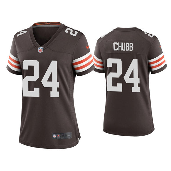 Nick Chubb Cleveland Browns brown jersey
