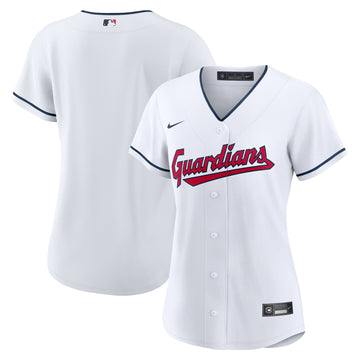 Cleveland Guardians white Home jersey