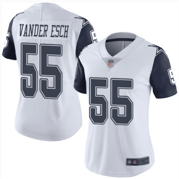 Leighton Vander Esch Dallas Cowboys white Vapor jersey