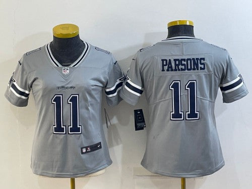 Micah Parsons Dallas Cowboys gray jersey