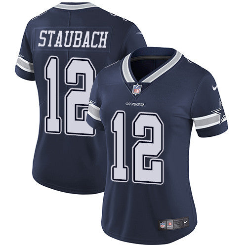 Roger Staubach Dallas Cowboys navy Untouchable jersey