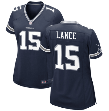 Trey Lance Dallas Cowboys navy jersey