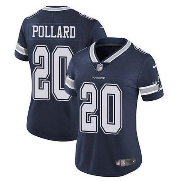 Tony Pollard Dallas Cowboys navy Vapor jersey