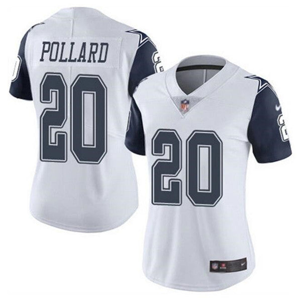 Tony Pollard Dallas Cowboys white Vapor jersey