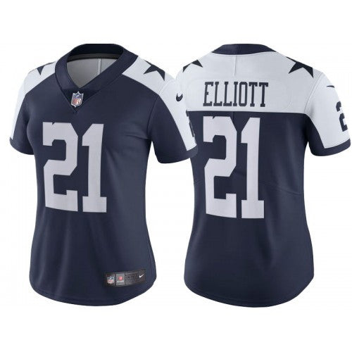 Ezekiel Elliott Dallas Cowboys navy Limited jersey