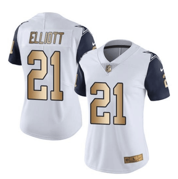 Ezekiel Elliott Dallas Cowboys white jersey
