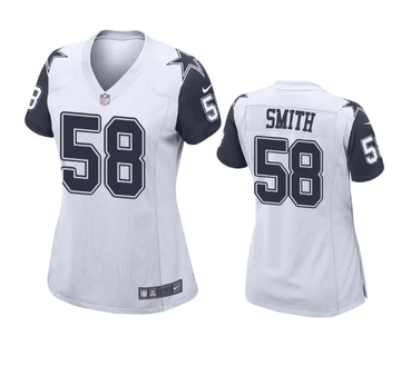 Mazi Smith Dallas Cowboys white Game jersey
