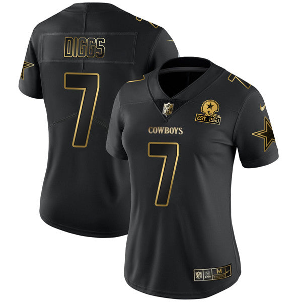 Trevon Diggs Dallas Cowboys black Limited jersey