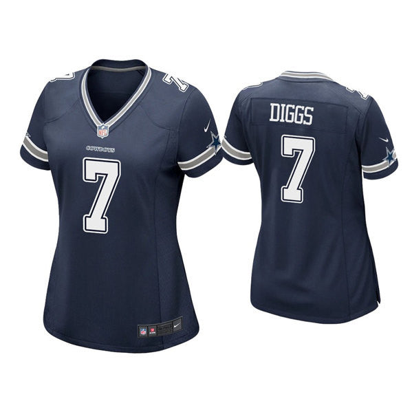 Trevon Diggs Dallas Cowboys navy Vapor jersey