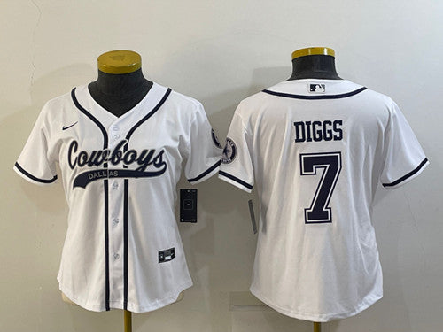 Trevon Diggs Dallas Cowboys white jersey