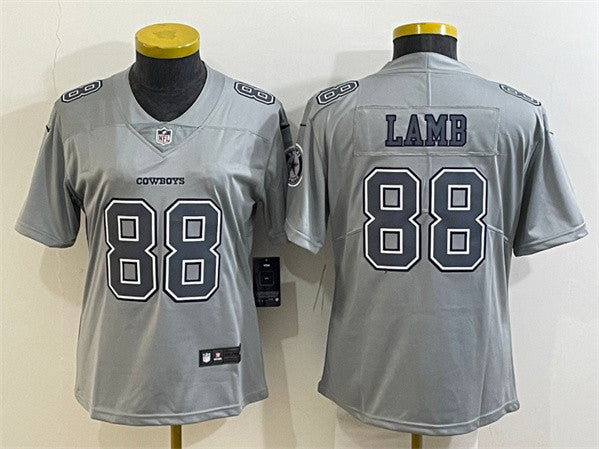 CeeDee Lamb Dallas Cowboys gray Fashion jersey