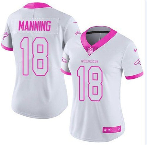 Peyton Manning Denver Broncos white Limited jersey