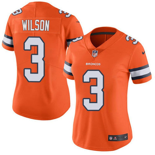 Russell Wilson Denver Broncos orange Color Rush jersey