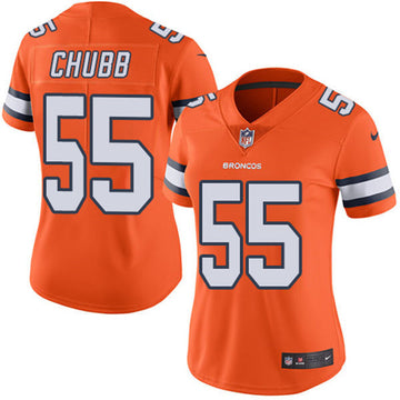Bradley Chubb Denver Broncos orange Color Rush jersey