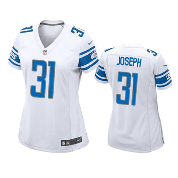 Kerby Joseph Detroit Lions white jersey