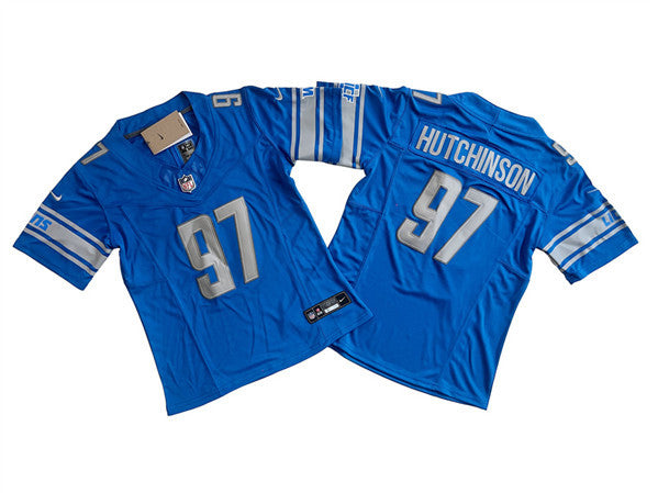 Aidan Hutchinson Detroit Lions blue Limited jersey