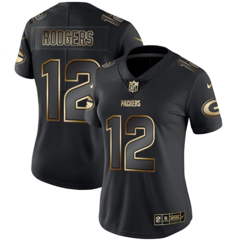 Aaron Rodgers Green Bay Packers black jersey