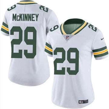 Xavier McKinney Green Bay Packers white Vapor jersey