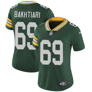 David Bakhtiari Green Bay Packers green Vapor jersey