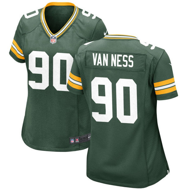 Lukas Van Ness Green Bay Packers green Game jersey