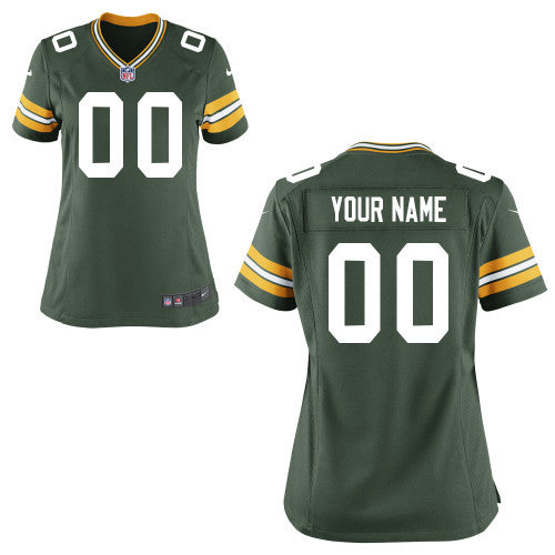 Custom Green Bay Packers Game jersey