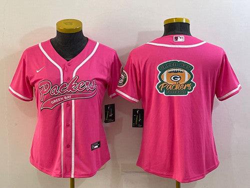 Green Bay Packers pink jersey